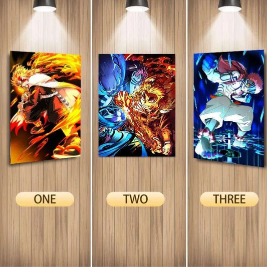 3D Lenticular Anime Poster