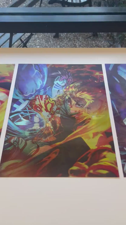 3D Lenticular Anime Poster